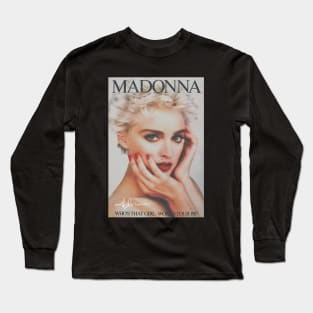 Madonna World Tour 1987 Long Sleeve T-Shirt